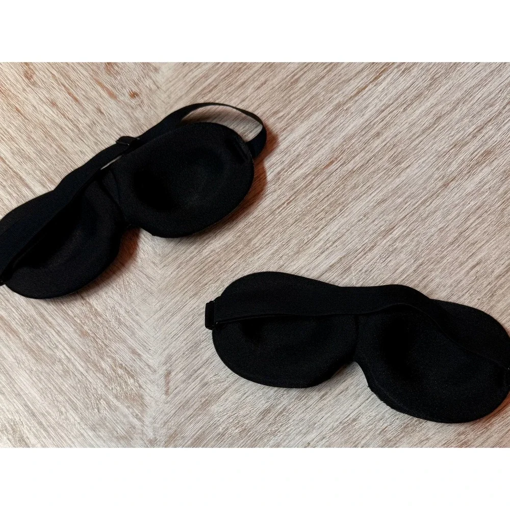 3D Contoured Blackout Sleep Eye Mask Set (2-Pack)